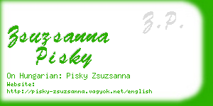 zsuzsanna pisky business card